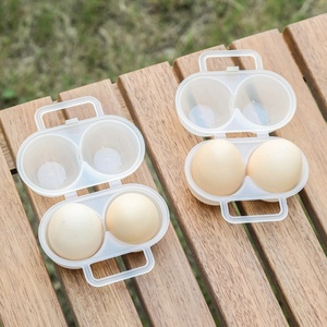 Two Pcs Portable Egg <b>Storage</b> Eggs Holder <b>Box</b> Container Hiking Outdoor <b>Camping</b> Picnic Travel Carrier Egg Case - Product Image 5