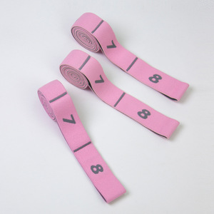 Bande de résistance segmentée Dance Garden rose, élasticité moyenne, pour yoga, ballet, danse, exercices, entraînement complet du corps - Product Image 5