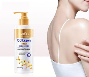 Loción corporal de colágeno blanco directo de fábrica, crema blanqueadora nutritiva hidratante, Lociones corporales para mujeres, cuidado corporal, 300g - Product Image 3