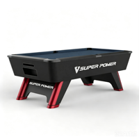 Table de billard de style anglais 7 pieds avec plateau en ardoise et pieds en fer, design exclusif 2026, marque Superpower, pour usage en bar