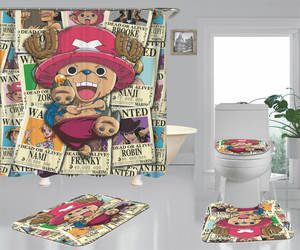 Juegos de baño personalizados para niños, juego de cortina de ducha, 4 Uds. - Product Image 5