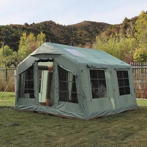 Tente pneumatique gonflable imperméable et résistante à la pluie en tissu Oxford, montage automatique, 3,6x3,6m <span class=keywords><strong>pour</strong></span> la plage, le <span class=keywords><strong>camping</strong></span>, quatre saisons - Product Image 1