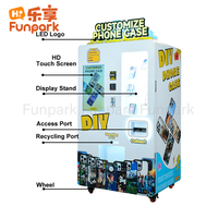 Funpark haute qualité automatique personnalisé coque de téléphone distributeur automatique SDK activé carte de crédit et code QR paiement direct grossistes
