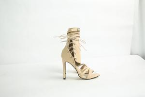 Nuevas sandalias de mujer de talla grande, botas de tacón alto <span class=keywords><strong>y</strong></span> hebillas de cinturón para mujeres en sandalias romanas de moda - Product Image 4