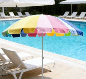 Promotion <b>Large</b> Luxury Chinese Sun <b>Umbrella</b> with Manual Control Straight Pattern Waterproof Base for Outdoor Beach Use Wholesale - Product Image 4