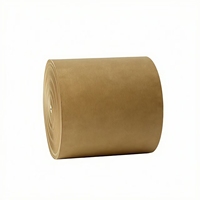 Rouleau de papier Fusen brun en gros, résistant à l'humidité, recyclable, écologique, compatible jet d'encre, personnalisable, test liner, biodégradable