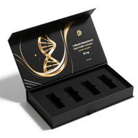 Boîte rigide à fermeture magnétique de luxe, logo personnalisé, matériaux recyclés, boîte cadeau en carton pour l'emballage de flacons de parfum et de cosmétiques