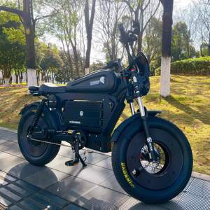 Bicicleta Modelo Nuevo Negra de 3000W con Cuadro de Aluminio, Compatible con NFC y GPS, Equipada con Frenos de Disco Dobles de Alta Velocidad, Fabricante Original - Product Image 3