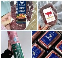 Étiquettes autocollantes en PVC de qualité congélateur, personnalisées, -18°C ° Autocollants imperméables résistants aux basses températures pour l'emballage des aliments congelés dans la chaîne du froid