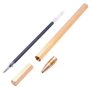 OEM CNC Gia Công Hexagon Brass Kim Loại Lăn Bóng Bút Bút Bi Bút Viết Trơn Tru - Product Image 2