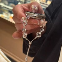 Bracelet de remplacement en perles de cristal de style luxueux, best-seller, pour Apple IWatch, pour montre femme