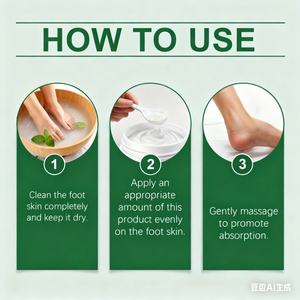 <span class=keywords><strong>Crema</strong></span> para Pies con Aceite de Árbol de Té al por Mayor, 50 g, Repara la Piel Muerta, Elimina la Piel Agrietada/Engrosada, <span class=keywords><strong>Crema</strong></span> Hidratante para el Cuidado de los Pies Anti-descamación - Product Image 6