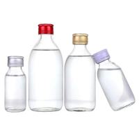 Bouteilles de médicaments liquides transparentes, flacon de sirop contre la toux 100 ml, 250 ml, 500 ml avec bouchon