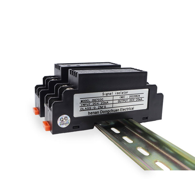 0-10v 4-20mA signal Converter Isolator Loop Powered Input Output Passive Compact Size signal Isolator