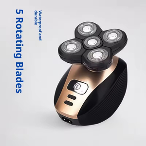 Afeitadora Eléctrica Rotativa 5 en 1, Recargable 4D, Recortadora de Barba y Cabello para Cabeza Rapada, Maquinilla de Afeitar de Doble Cuchilla Lavable - Product Image 3