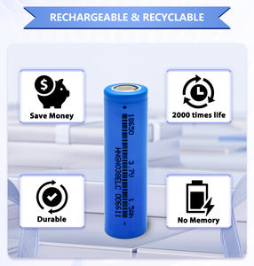 Аккумуляторная батарея 3,7 В 1.5AH 1500 мАч, достаточная емкость, Цилиндрический литий-ионный аккумулятор для игрушек, электроинструменты, тележки для гольфа, лодки - Product Image 2