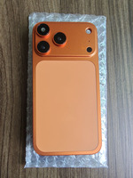 Coque arrière pour 17, 17 Pro, 17 Pro Max avec plaque en fer magnétique et verre, design barre