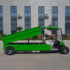 Carrito de Golf Eléctrico de 2 Plazas con Certificación CE, Color Verde, con Caja de Carga Cerrada y Resistente para Exportación - Product Image 6