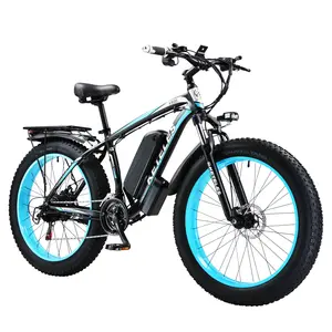 Consegna rapida bici elettrica con motore 1000W 13AH batteria Fat Ebike 26 pollici grasso pneumatico bici elettrica