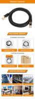 RJ45 UTP FTP STP Cat5e Cat6 Cat6a Cat7 kecepatan terjalin tanpa kucing 5e 6 6a 7 kabel sambungan LAN jaringan Ethernet kabel utama