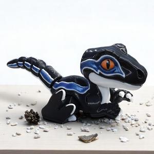 Figurine de Velociraptor en plastique, jouet de dinosaure pour enfants de 7 à 12 ans, modèle d'animal de collection avec détails exquis et texture de haute qualité - Product Image 5