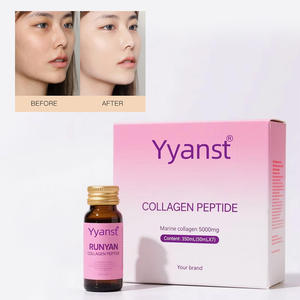 Boisson de beauté au collagène halal en marque propre, acide hyaluronique, formule personnalisable pour le blanchiment de la peau, réduction des rides, usage adulte - Product Image 1