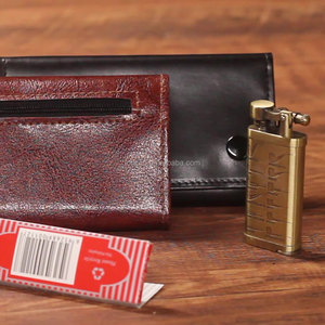 Vintage Style Leather Hand-rolled Pouch Tobacco Bag <strong>Smoking</strong> Pipe Bag Portable Storage Bag Tobacco Pipe Pouch Accesstory - Product Image 3