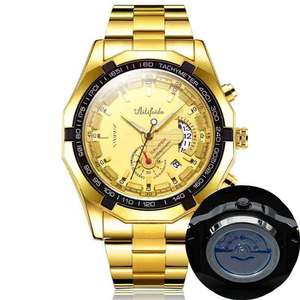 Reloj de pulsera para hombre con movimiento automático, caja de cuarzo, esfera grande con diseño esqueletizado, popular, luminoso - Product Image 6