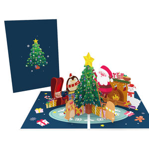 Thiệp Giáng Sinh 3D Pop-up cao cấp Winpsheng, thiết kế đèn sang trọng, có nhạc, giấy 250gsm, màu sắc tùy chỉnh - Product Image 6