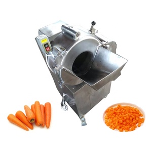 Machine de découpe de viande de granulateur tridimensionnel commercial pour le noyau de moteur de moteur de racine de Lotus de gingembre de légume de fruit - Product Image 2