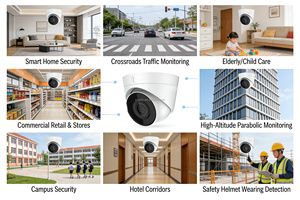 Caméra IA compatible Wi-Fi Full HD 1080P avec capteur CMOS, étanche IP55, pour la sécurité domestique intelligente <span class=keywords><strong>HomeKit</strong></span> et la sécurité commerciale/de vente au détail - Product Image 5
