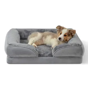 Wasserdichter Memory Foam Orthopaedic Abnehmbare wasch bare Abdeckung Hunde bett für Haustier