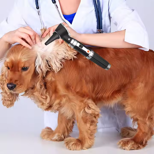 Huisdier Veterinaire Handheld Glasvezel Verlichting Oorinspectie Elektronische Otoscoop - Product Image 5