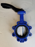 Vanne papillon DN300 Lug Type avec levier en aluminium, PN10/16