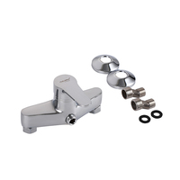 Robinet mitigeur de douche mural simple ITALOMIX en zinc à levier unique pour salle de bain