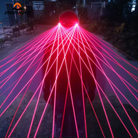 Lunettes LED laser rouges et vertes 650 nm personnalisées pour l'ambiance de fête d'Halloween, bar, discothèque, diffusion en direct