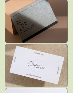 Elegante biglietto di auguri floreale personalizzato semplice Tag messaggio per negozio di fiori di affari spedizione gratuita su speciale libro con copertina rigida - Product Image 6