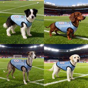 Abbigliamento Estivo Leggero per Cani Sportivi 2026 - Abiti di Lusso Firmati per Cani - Abbigliamento per Animali Domestici all'Ingrosso per la Coppa del <span class=keywords><strong>Mondo</strong></span> - Product Image 3