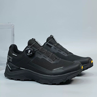 Chaussures de randonnée à bouton rotatif rapide, gris argenté, tige en tissu Ripstop, semelle intermédiaire en EVA, semelle extérieure en caoutchouc, antidérapantes, imperméables, tout-terrain