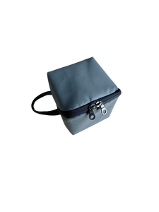 ผ้าโพลีเอสเตอร์สีเทาอ่อนมีซิปปิดแบบพกพาน้ำหนักเบากระเป๋าเก็บชุดชั้นในสำหรับการจัดเก็บและการเดินทาง - Product Image 2