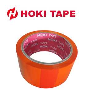 Durable 24mm X 50m Orange 45mic Acrylique Adhésif Fort Isolasi Étanche Emballage Parfait Étiquetage pour Usage Quotidien Polyvalent - Product Image 3