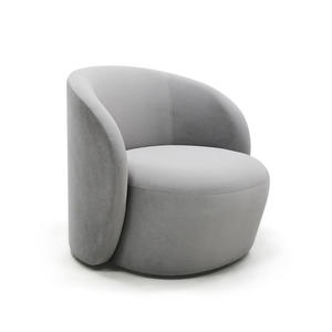 Modern Italian Fabric Tufted Chaise Lounge Sofa <b>Chair</b> with Fixed Base Bedroom Light Luxury Leisure Furniture <b>Cushion</b> Sofa <b>Chair</b> - Product Image 1