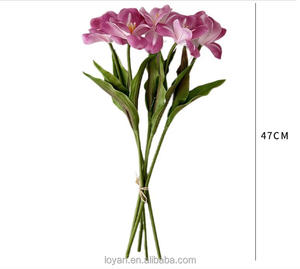 <span class=keywords><strong>Flores</strong></span> Artificiales de Tulipán Marrón de Alta Calidad con Tacto de PU para Decoración del Hogar, Sala de Estar, Salón de Bodas, Fotografía Floral, Día de San Valentín - Product Image 6