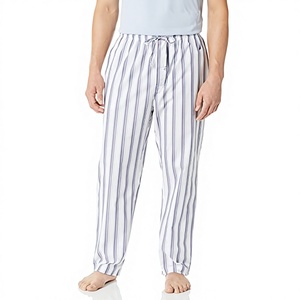 <b>Men</b> Striped Comfortable Breathable Quick Dry Knitted Modal Combo <b>Pajamas</b> Plus Size Casual Fashion Short Sleeve Bathrobe Home - Product Image 3