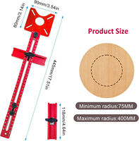 CHEVALIEROUS Plaque d'insertion 4-en-1 en aluminium pour table de fraisage, support de rainurage DIY, personnalisation OEM disponible