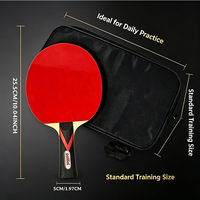Raquette de ping-pong professionnelle 7 étoiles, bonne vitesse de rotation et contrôle pour joueur adulte avancé, entraînement et compétition de tennis de table en salle