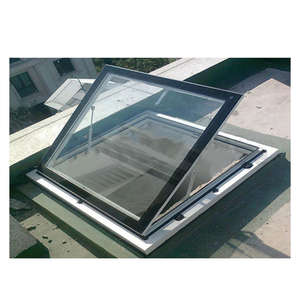<span class=keywords><strong>Trappe</strong></span> à cadre en aluminium coupe-vent Offre Spéciale avec puits <span class=keywords><strong>de</strong></span> lumière bombé thermique moderne robuste lucarne thermique pour une utilisation à domicile - Product Image 3