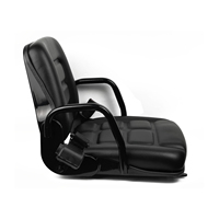 Siège universel pour chariot élévateur avec accoudoirs en acier intégrés, dossier rabattable, capacité de charge de 150 kg, certifié CE, accessoires Caterpillar