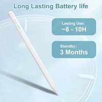 Stylet pour Tablette, Stylo pour Téléphone Portable Compatible Huawei/iPhone, Stylet Universel avec 2 Embouts de Rechange