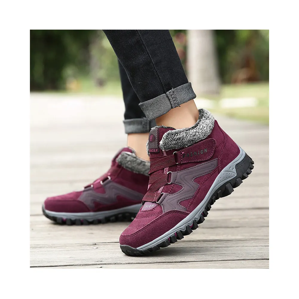 2022 fashion Waterproof Winter Men's Boots Warm Snow Women's Boots Men's Work Casual Shoes low-top Non-slip Ankle Boots